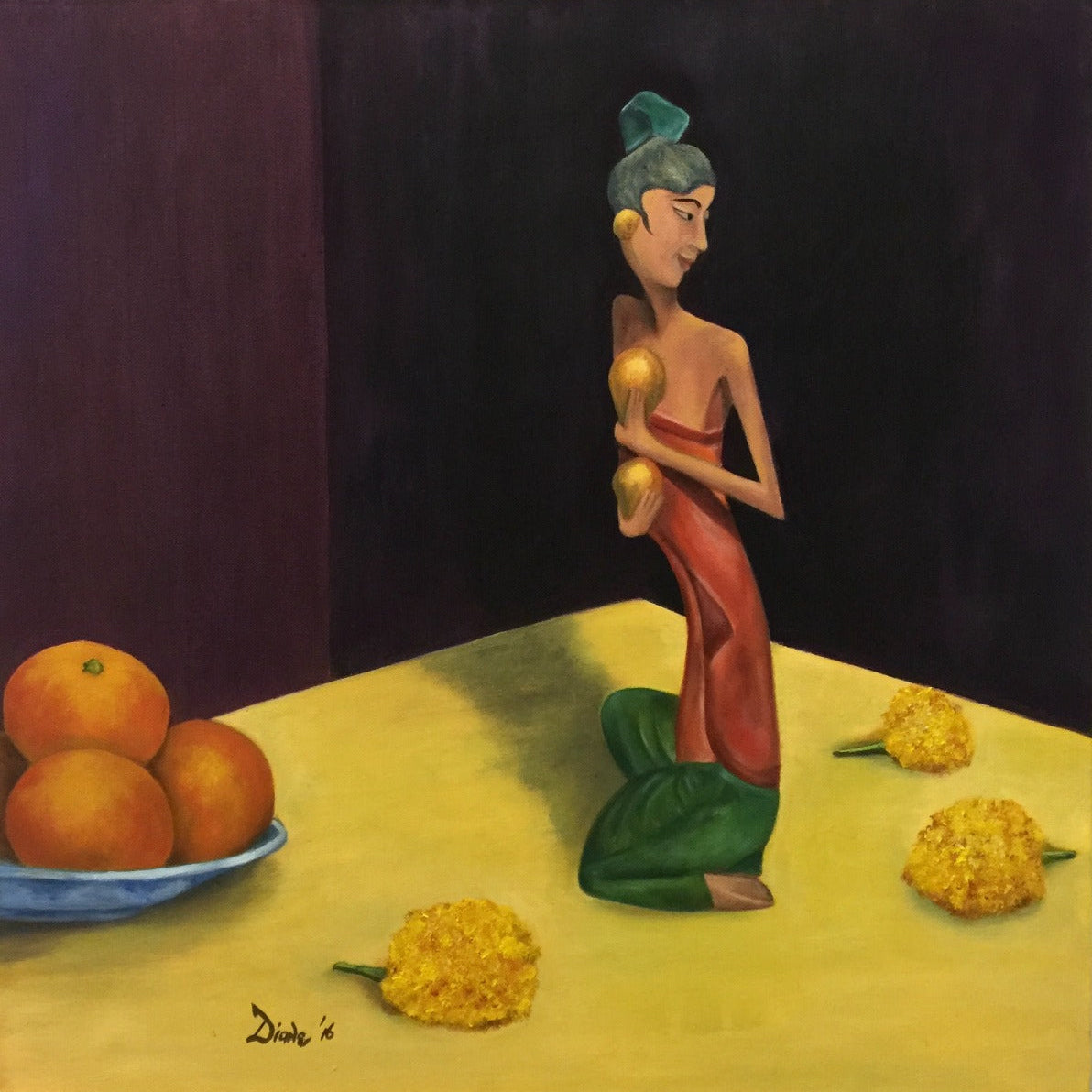 Bowl of oranges