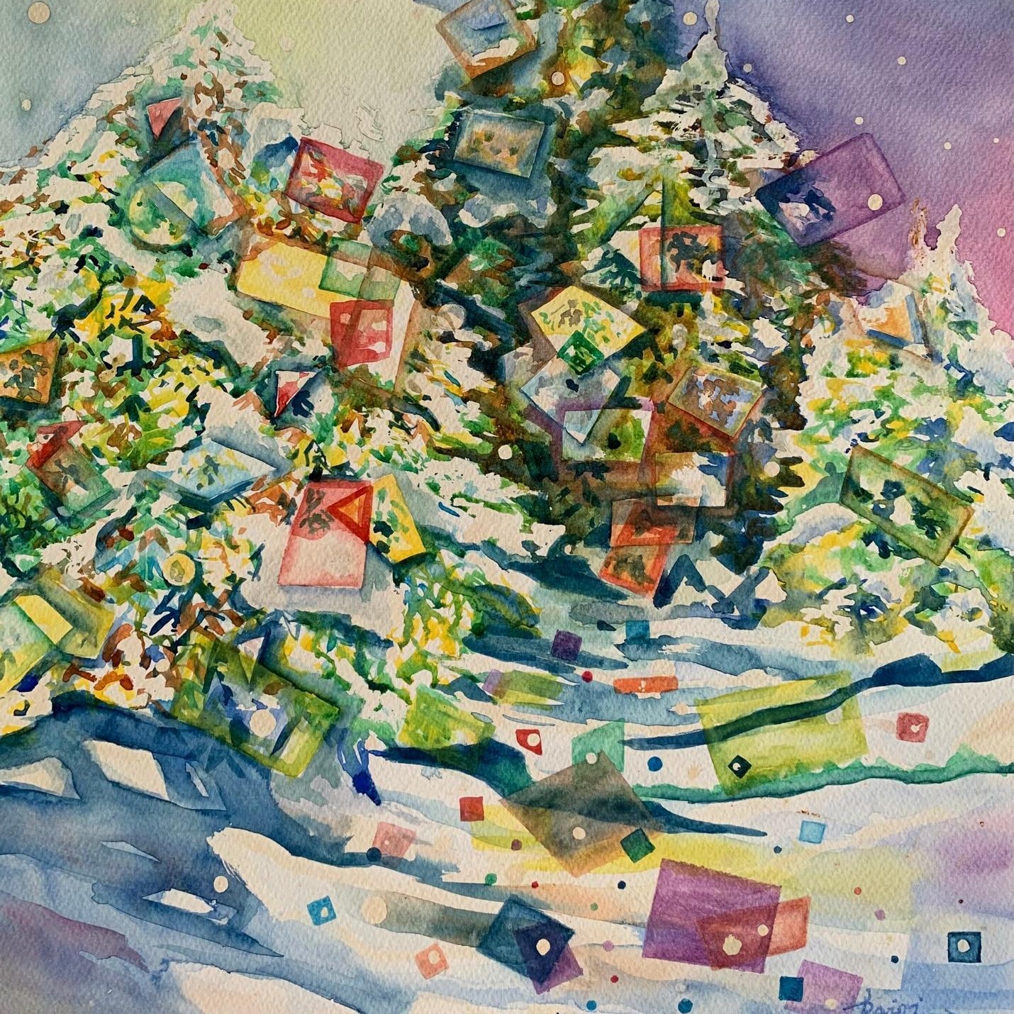 Abstract Christmas Tree