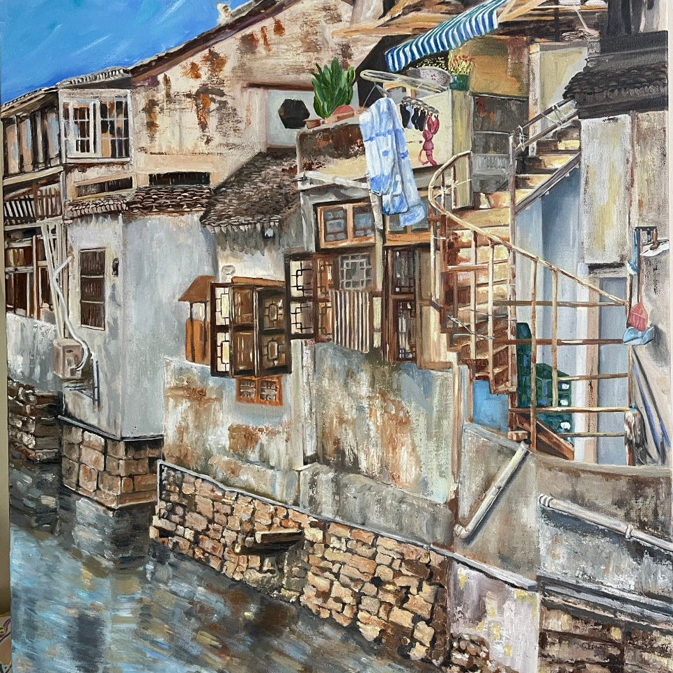 Shophouses by the river - Suzhou