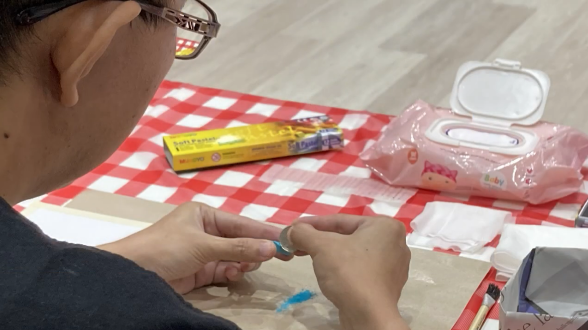 Nagomi art workshop conducted by Queenie | Art In Action