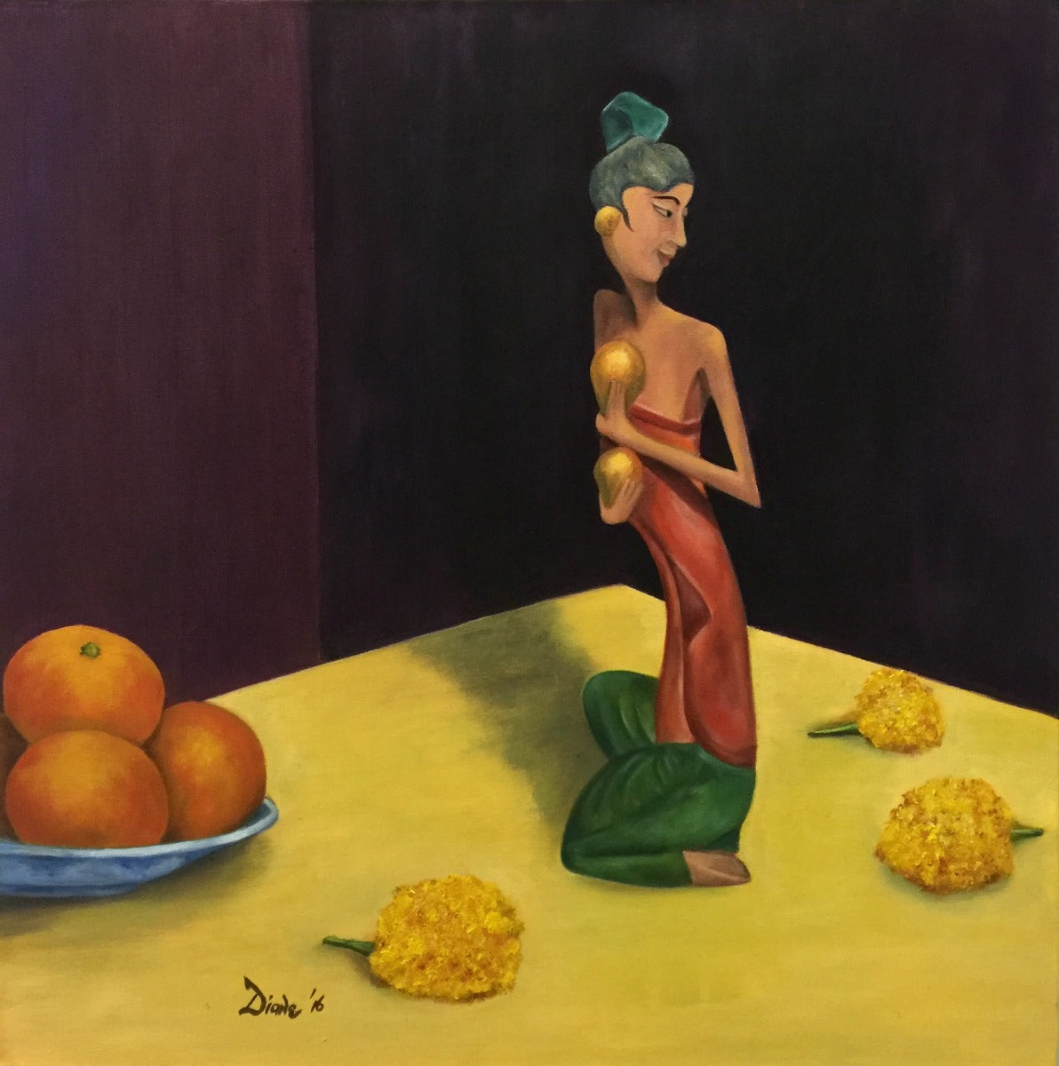 Bowl of oranges