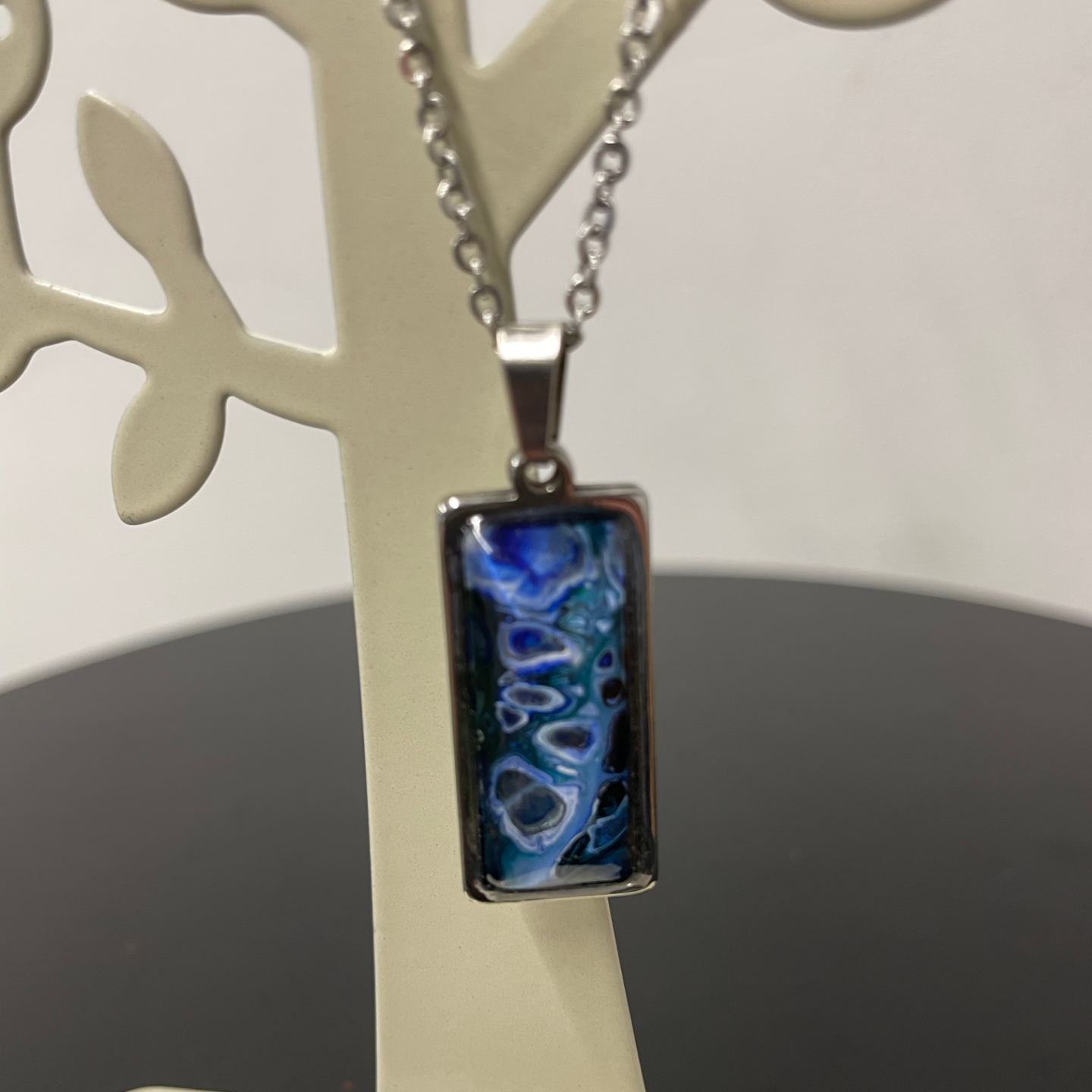 limited edition floral series necklace purple