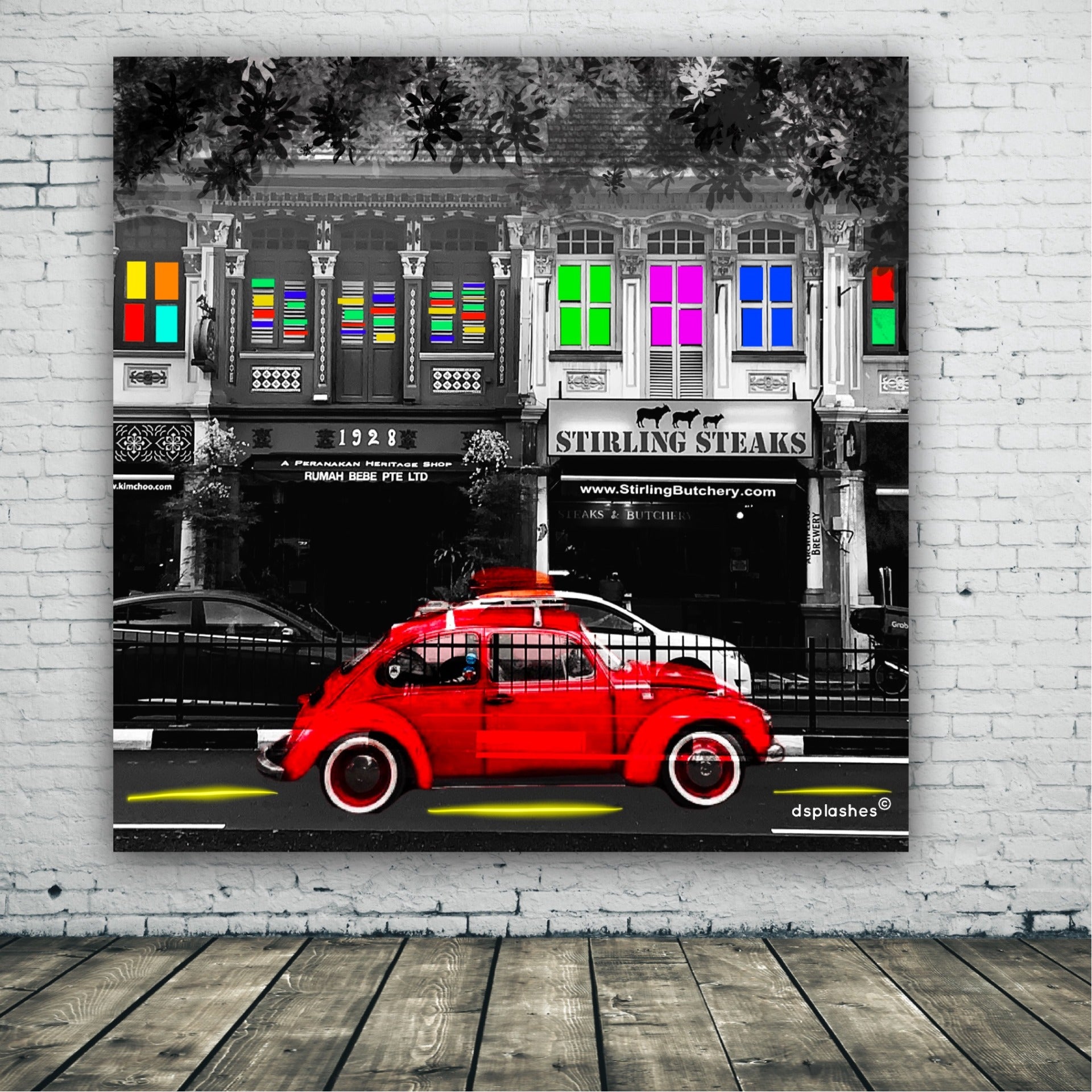The Red Car-Paint